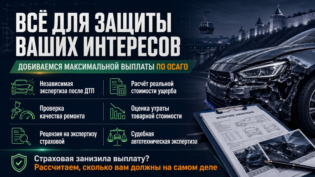 Услуги Эксперт+: экспертиза, расчёт ущерба, судебная защита